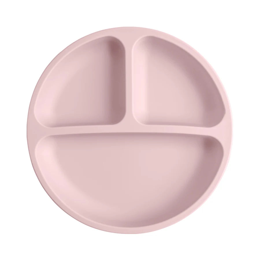 1PCS Baby Sucker Silicone Dining Plate BPA Free Children Dishes Suction Toddle Training Tableware Kids Feeding Bowls