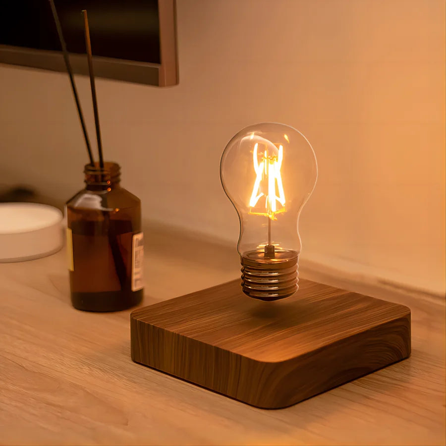 GravityGlow Floating Bulb Lamp
