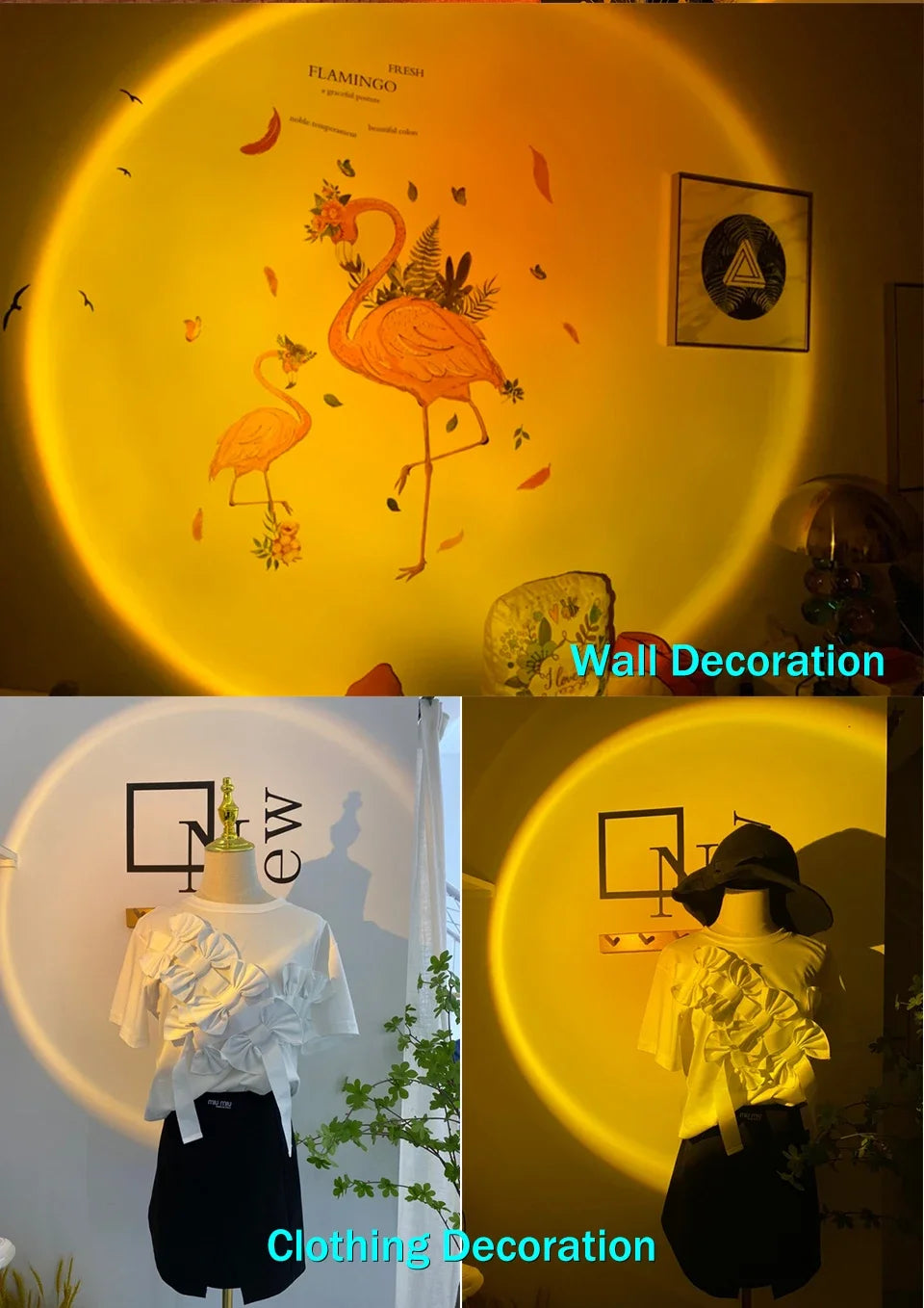 Sunset Light LED Rainbow Neon Night Lamp