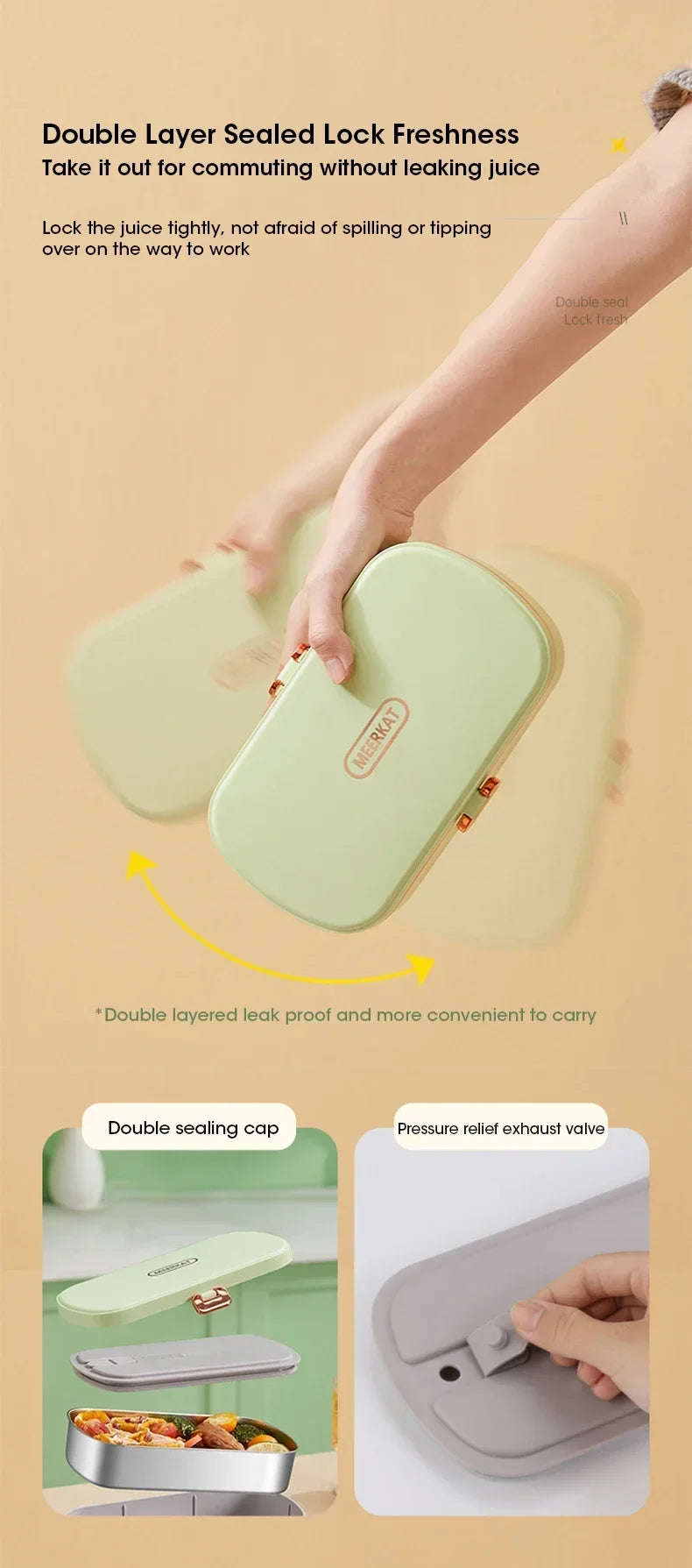 Electric Lunch Box Portable Food Warmer