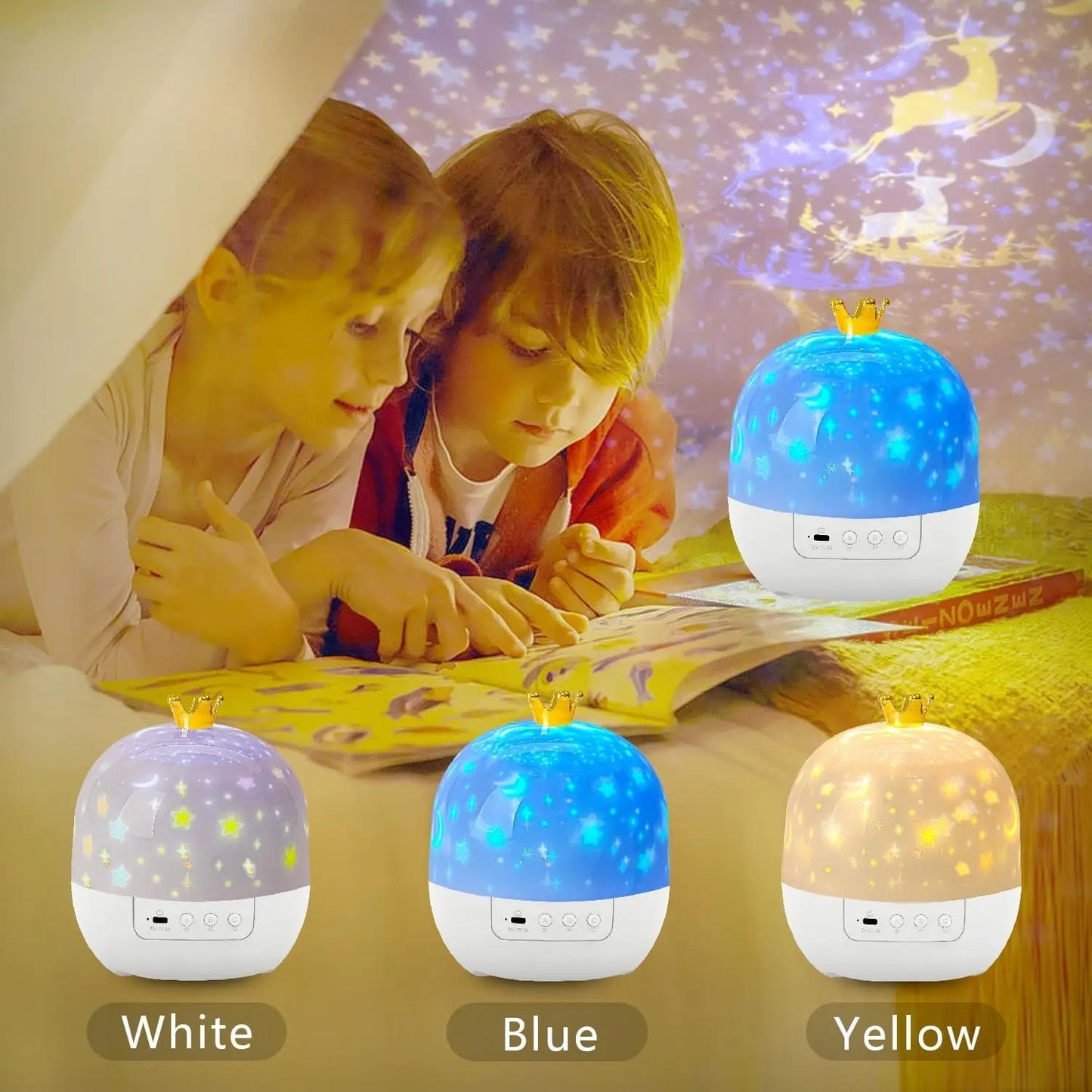 15 Sets of Films Ocean Night Light Projector, Kids Projector for Bedroom