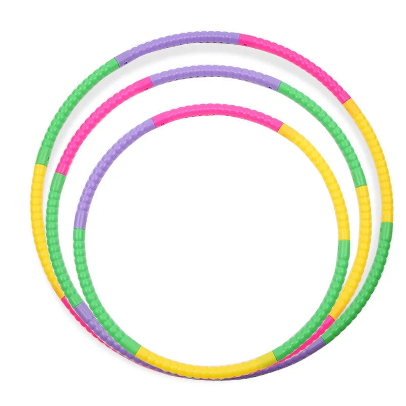 Children's waist spinning toy outdoor detachable exercise circle fitness equipment plastic gymnastics fitness training equipment