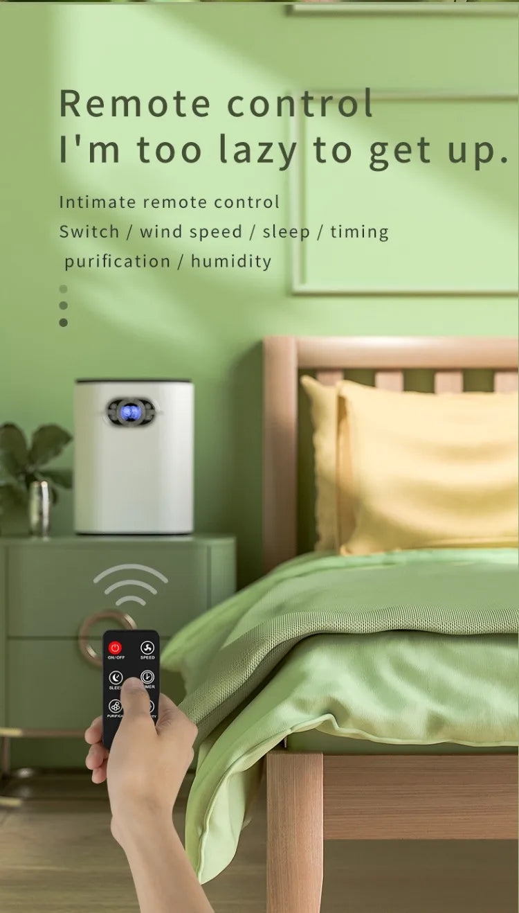 1200ML Household Dehumidifier Electronic Air Drying Machine Moisture-Proof for 21-30㎡ Area 100-240V with Low Noise ≤50dB