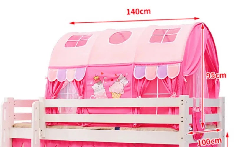 Large Kids Play House Tent With Window Portable Children Bed Tent For Boys Girls Indoor Play Game House Castle
