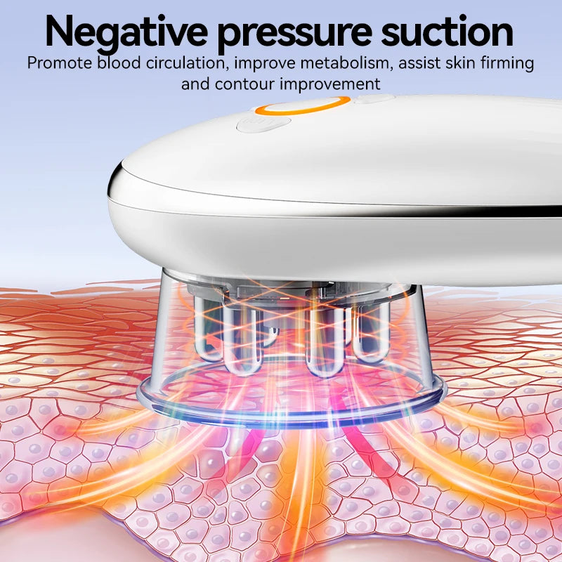 Face & Body Sculpting Massager Cellulite Body Shaping Massage Equipment ABS Hand Instrument Battery Powered for Relaxation