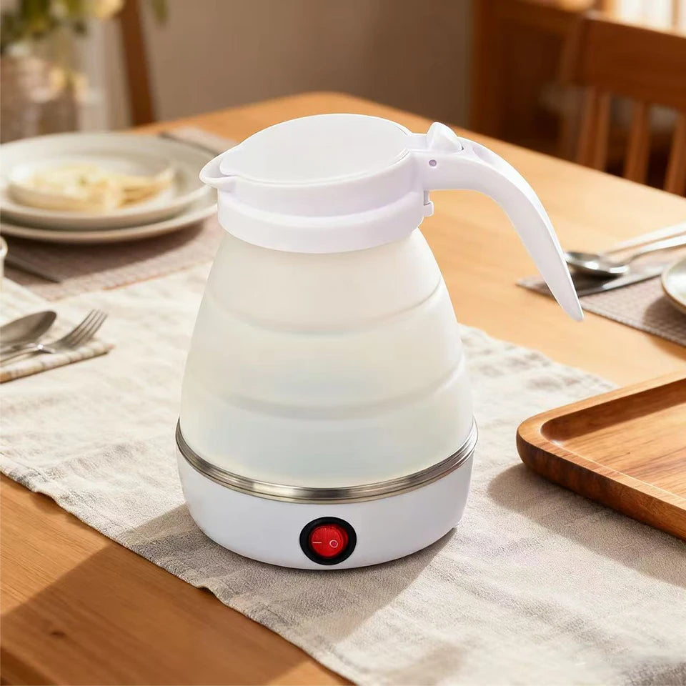 1.5L silicone folding traveling electric kettle