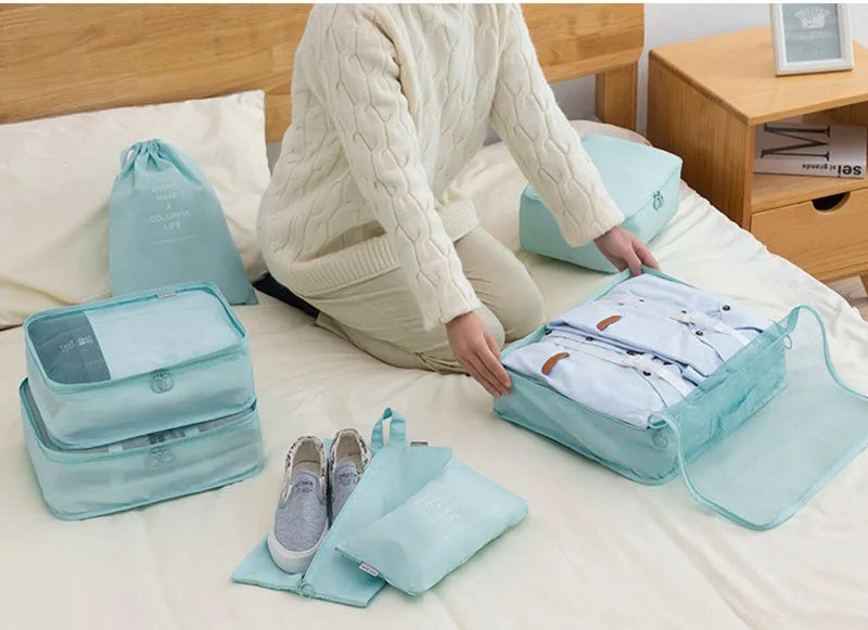 Travel Set Storage Bags Clothes Digital Toiletries Shoes Organizer bag Student Dormitories Clothing Sorting Bags Packing Cubes