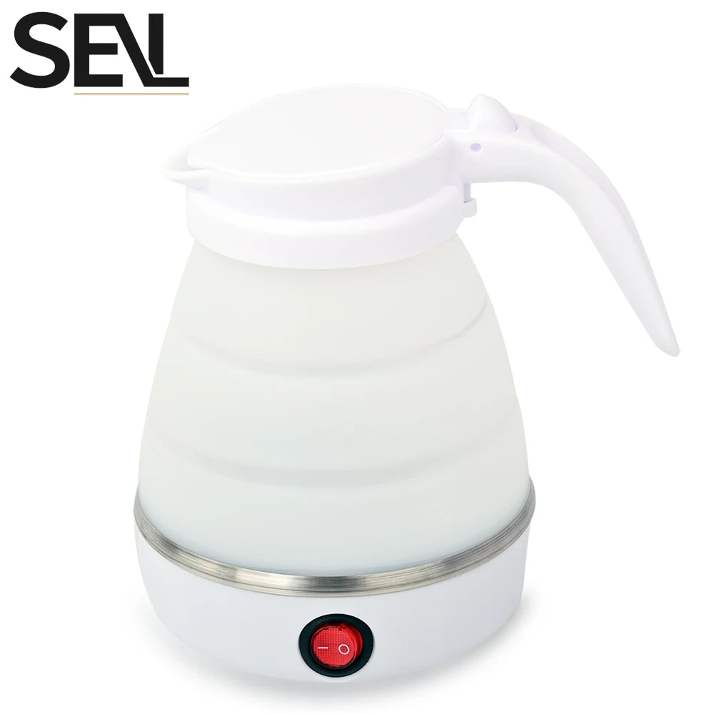 1.5L silicone folding traveling electric kettle
