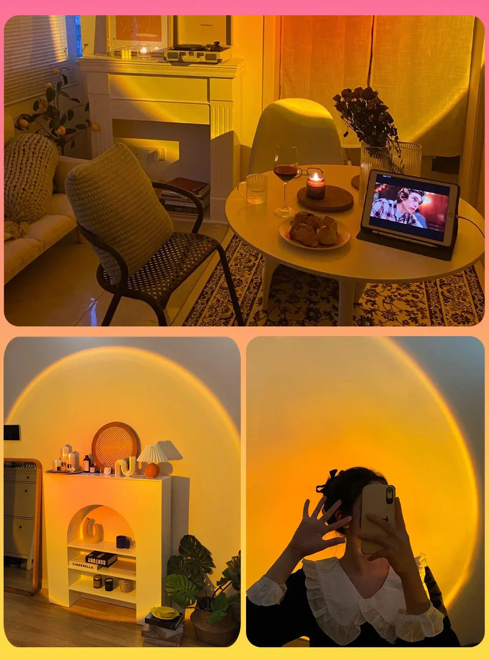 Sunset Light LED Rainbow Neon Night Lamp