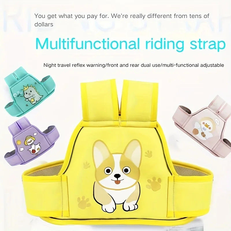 Child Cartoon Motorcycle Safety Harness