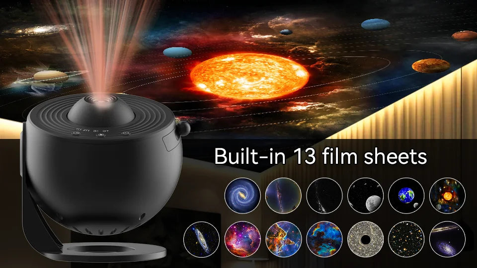 Night Light Galaxy Projector Starry Sky Projector 360° Rotate Planetarium Lamp For Kids Bedroom