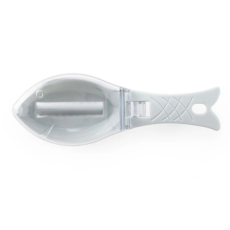 Fish Skin Brush Kitchen Tools Fish Scale with Lid Scraping