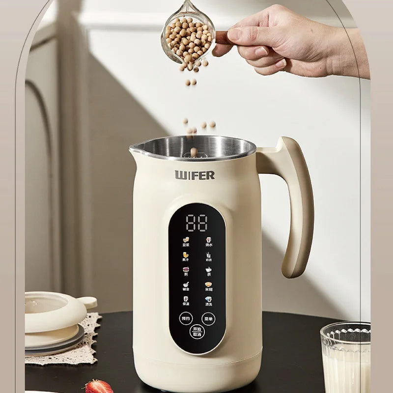 1.8L Soymilk Maker Electric Juicer 12h Appointment Rice Paste Machine Rapid Heating Food Wall Breaker Automatic