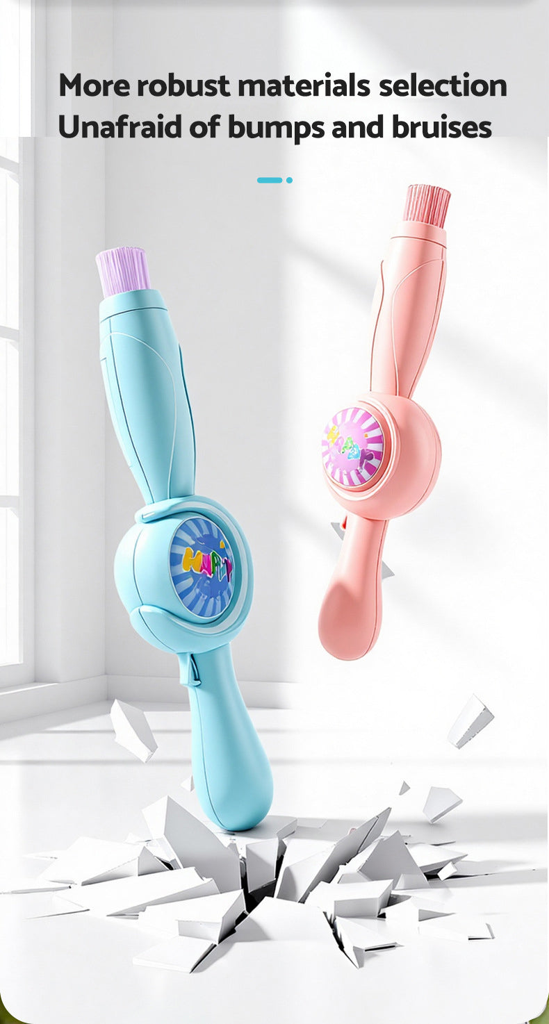 Smoke Bubble Machine Elastic Bubble Wand Interactive Party Colorful Lighting Bubbles