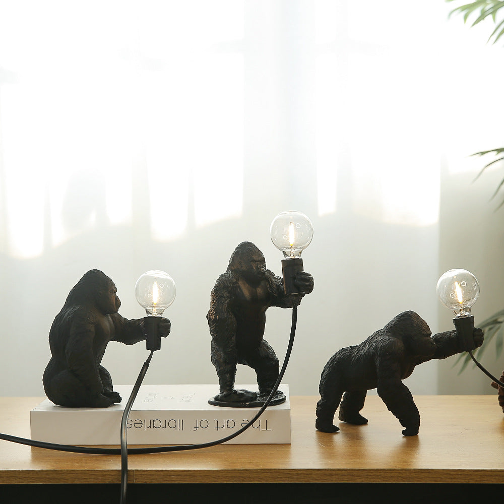 Gorilla Table Lamp Indoor Decoration Small Night Lamp