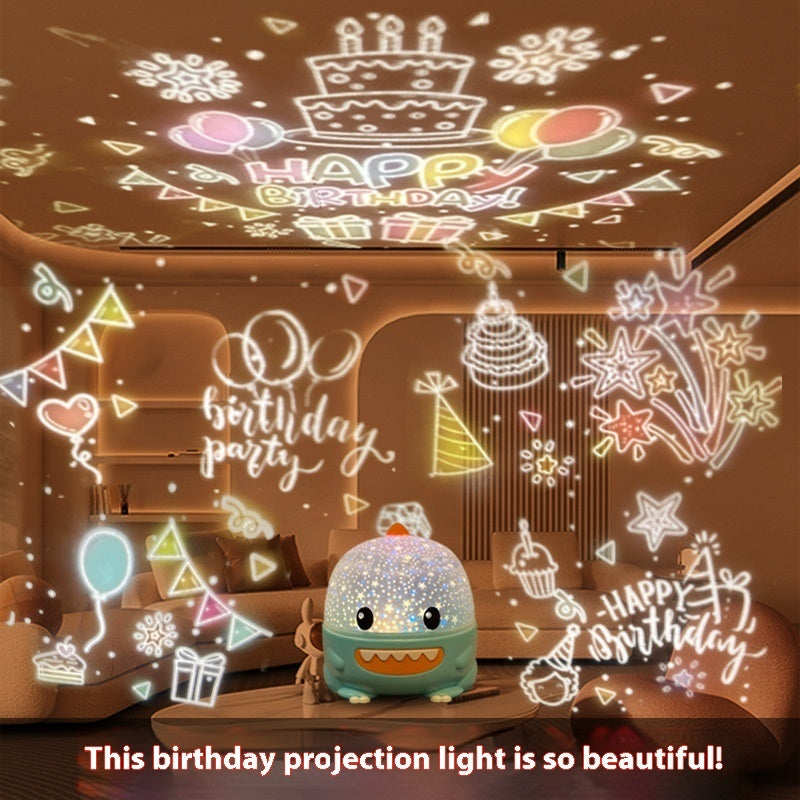 Dinosaur Projection Lamp Star Light