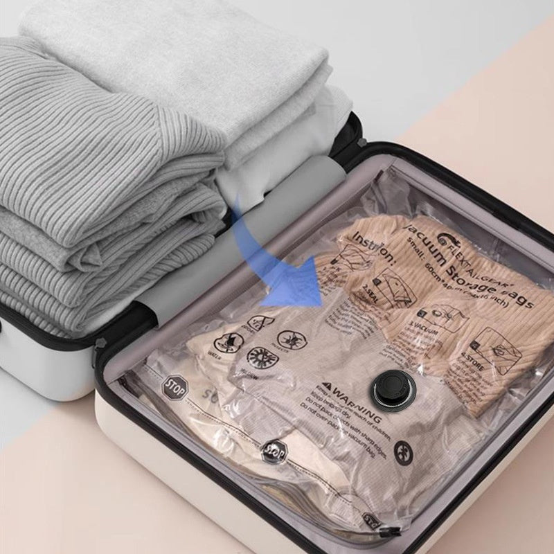 Black Transparent Vacuum Compression Storage Bags For Packing