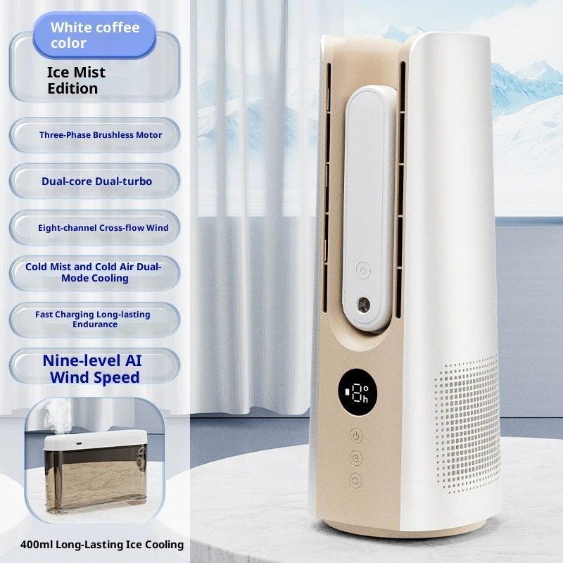 Mini Cool Air Office Humidifier Circulating Fan