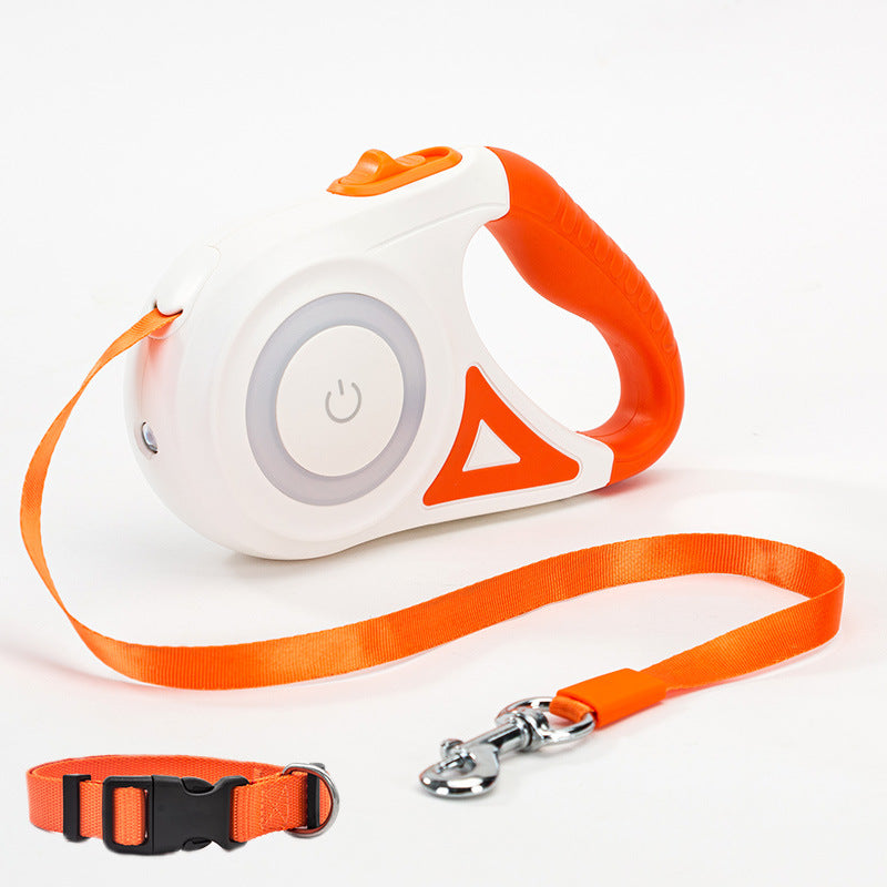 NightSafe LED Retractable Dog Leash